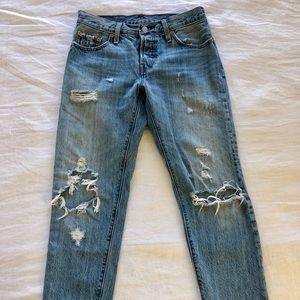 Levi’s 501 mid-rise jeans